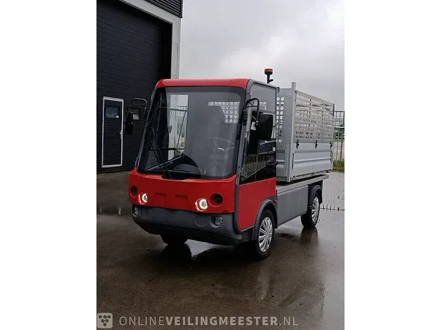 Electrovoertuig spijkstaal, 1000 lwb 225 ah pakket, kipper gaasrekken, bouwjaar 2021 - afbeelding 13 van  36