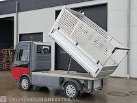 Electrovoertuig spijkstaal, 1000 lwb 225 ah pakket, kipper gaasrekken, bouwjaar 2021 - afbeelding 1 van  36