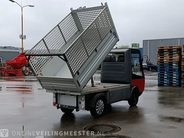 Electrovoertuig spijkstaal, 1000 lwb 225 ah pakket, kipper gaasrekken, bouwjaar 2021 - afbeelding 23 van  36