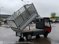 Electrovoertuig spijkstaal, 1000 lwb 225 ah pakket, kipper gaasrekken, bouwjaar 2021 - afbeelding 24 van  36