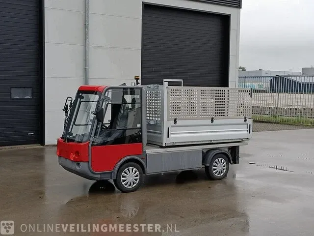 Electrovoertuig spijkstaal, 1000 lwb 225 ah pakket, kipper gaasrekken, bouwjaar 2021 - afbeelding 2 van  36