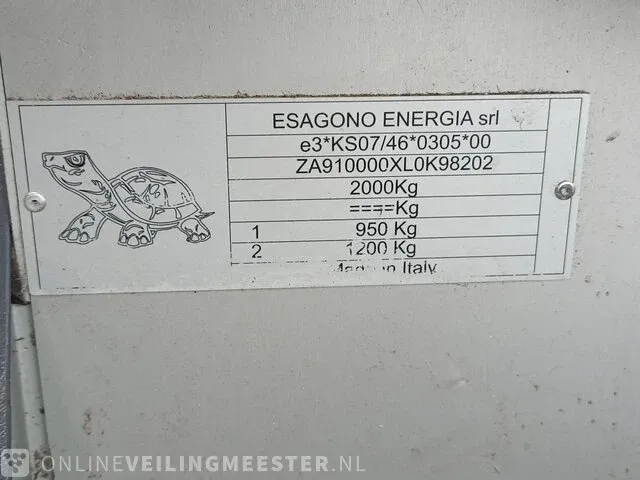 Electrovoertuig spijkstaal, 1000 lwb 225 ah pakket, kipper gaasrekken, bouwjaar 2021 - afbeelding 32 van  36