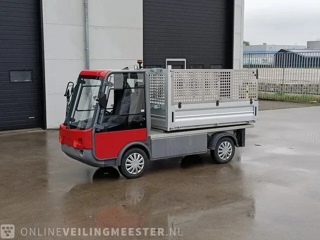 Electrovoertuig spijkstaal, 1000 lwb 225 ah pakket, kipper gaasrekken, bouwjaar 2021 - afbeelding 3 van  36