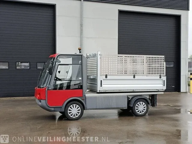 Electrovoertuig spijkstaal, 1000 lwb 225 ah pakket, kipper gaasrekken, bouwjaar 2021 - afbeelding 4 van  36