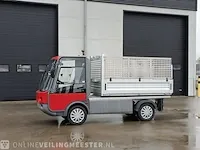 Electrovoertuig spijkstaal, 1000 lwb 225 ah pakket, kipper gaasrekken, bouwjaar 2021 - afbeelding 4 van  36