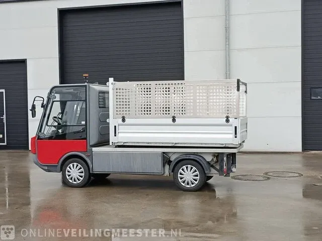 Electrovoertuig spijkstaal, 1000 lwb 225 ah pakket, kipper gaasrekken, bouwjaar 2021 - afbeelding 5 van  36