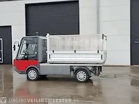 Electrovoertuig spijkstaal, 1000 lwb 225 ah pakket, kipper gaasrekken, bouwjaar 2021 - afbeelding 5 van  36