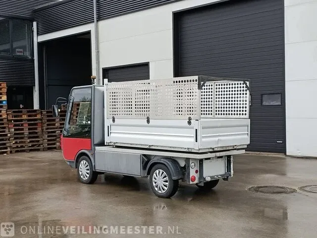 Electrovoertuig spijkstaal, 1000 lwb 225 ah pakket, kipper gaasrekken, bouwjaar 2021 - afbeelding 6 van  36