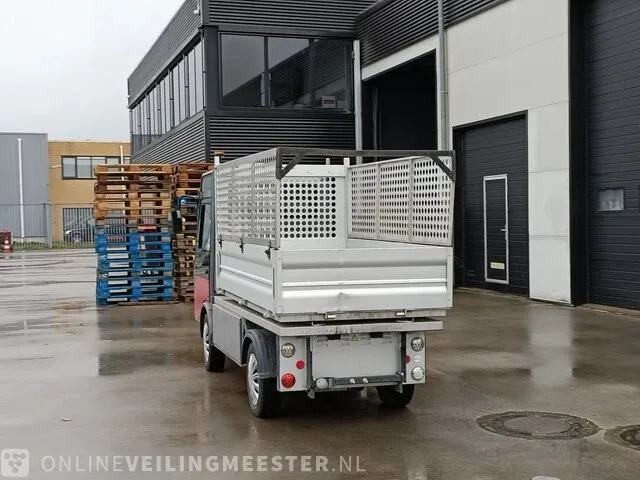 Electrovoertuig spijkstaal, 1000 lwb 225 ah pakket, kipper gaasrekken, bouwjaar 2021 - afbeelding 7 van  36