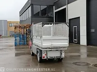 Electrovoertuig spijkstaal, 1000 lwb 225 ah pakket, kipper gaasrekken, bouwjaar 2021 - afbeelding 7 van  36