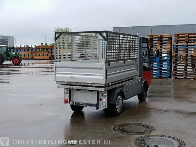 Electrovoertuig spijkstaal, 1000 lwb 225 ah pakket, kipper gaasrekken, bouwjaar 2021 - afbeelding 8 van  36