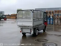Electrovoertuig spijkstaal, 1000 lwb 225 ah pakket, kipper gaasrekken, bouwjaar 2021 - afbeelding 8 van  36