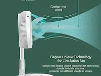 Elegear qz-011 accu staande opvouwbare ventilator - afbeelding 2 van  6