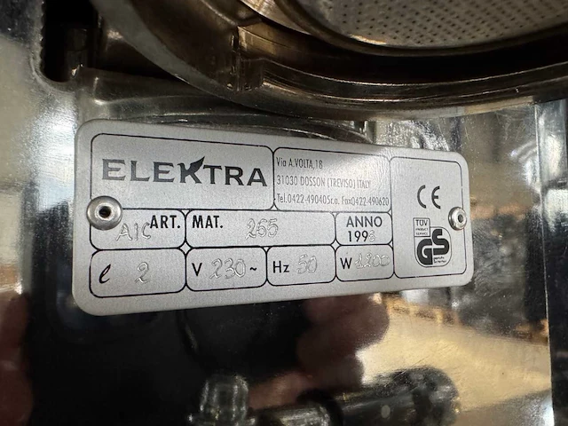 Elektra - microcasa - pro a1c - espressomachine - afbeelding 6 van  6
