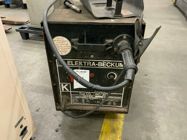 Elektra -beckum co 2 -160 / 30 t mig lasapparaat - afbeelding 3 van  4