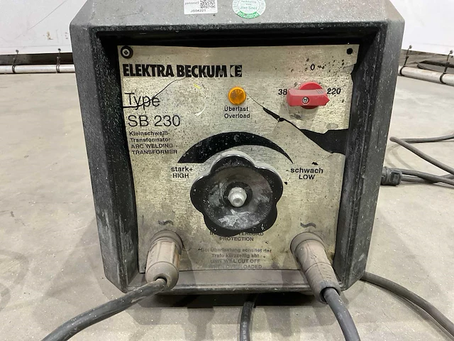 Elektra beckum - sb 230 - lasapparaat - afbeelding 3 van  7