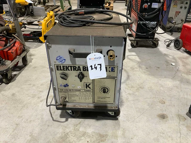 Elektra beckum 170/30 tl combi turbo mig/mag lasapparaat - afbeelding 2 van  4