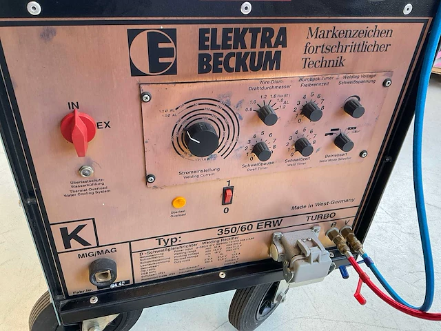 Elektra beckum 350/60 erw turbo mig lasapparaat - afbeelding 5 van  9
