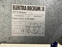 Elektra beckum tkhs 315 e-1700 wnb zaagtafel - afbeelding 9 van  9