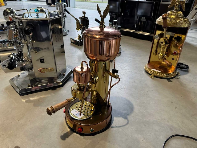 Elektra trevisio - micro casa leva - vintage espressomachine - afbeelding 2 van  6