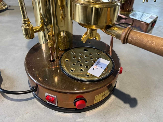 Elektra trevisio - micro casa leva - vintage espressomachine - afbeelding 5 van  6
