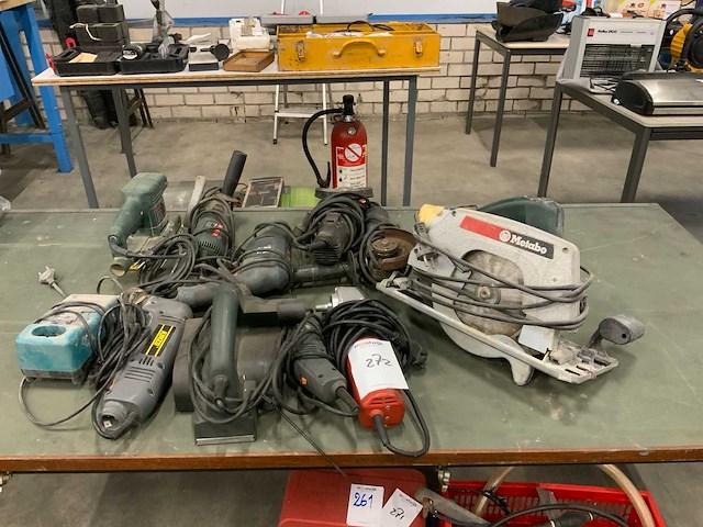 Elektrisch handgereedschap (9x) - afbeelding 1 van  5