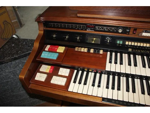 Elektrisch orgel hammond. afmeting 110x64 cm. hoogte 100cm. - afbeelding 4 van  4
