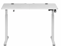 Elektrisch verstelbaar bureau / sta zit bureau - 120 x 60 cm - wit - afbeelding 2 van  15