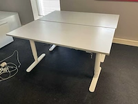 Elektrisch zit-sta bureau (160x80) (2x) - afbeelding 1 van  3
