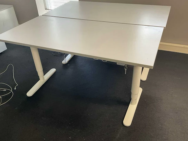 Elektrisch zit-sta bureau (160x80) (2x) - afbeelding 2 van  3