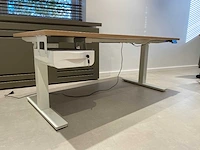 Elektrisch zit-sta bureau 160x80 met lade - afbeelding 26 van  26