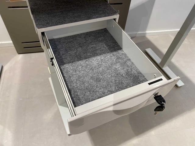 Elektrisch zit-sta bureau 160x80 met lade - afbeelding 14 van  26