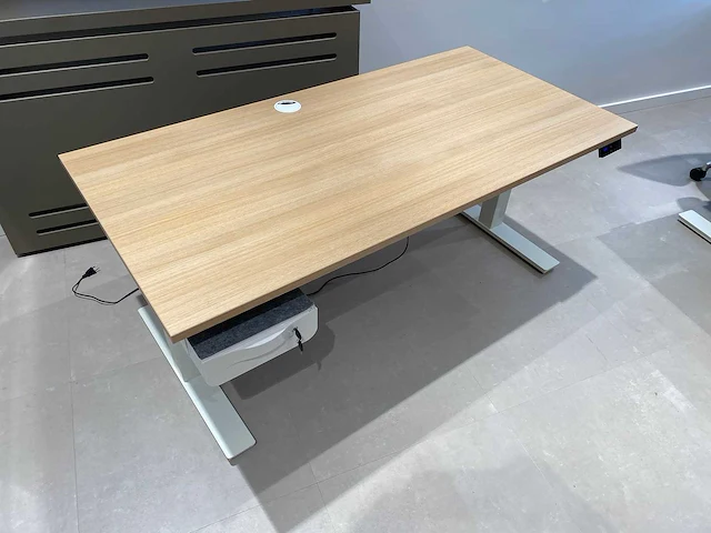 Elektrisch zit-sta bureau 160x80 met lade - afbeelding 24 van  26