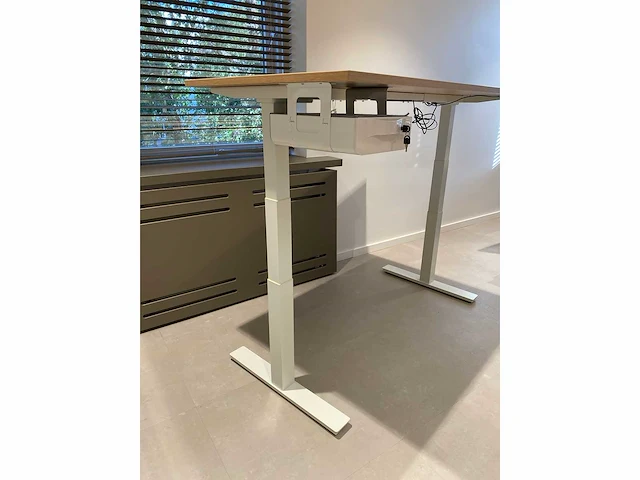 Elektrisch zit-sta bureau 160x80 met lade - afbeelding 11 van  26