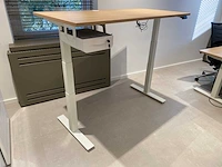 Elektrisch zit-sta bureau 160x80 met lade - afbeelding 10 van  26