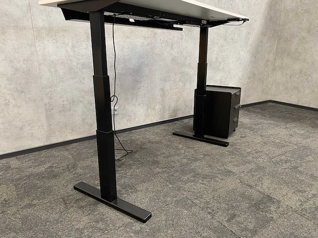 Elektrisch zit-sta bureau 160x80 met ladeblok - afbeelding 14 van  18