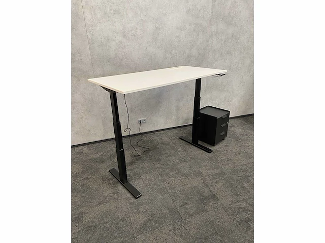 Elektrisch zit-sta bureau 160x80 met ladeblok - afbeelding 12 van  18