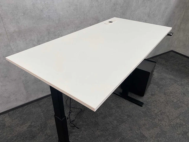 Elektrisch zit-sta bureau 160x80 met ladeblok - afbeelding 15 van  18