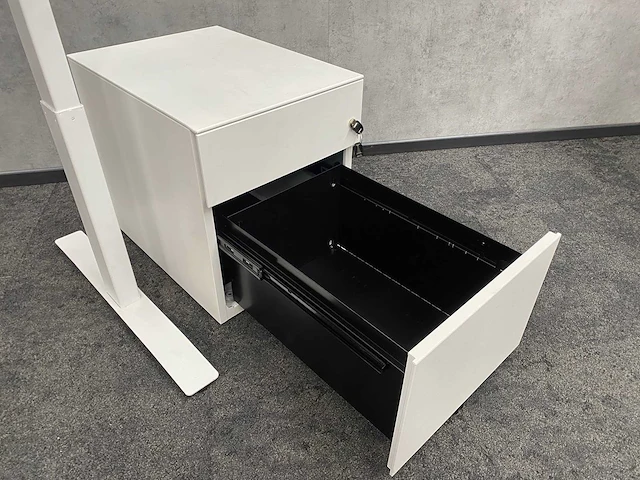 Elektrisch zit-sta bureau 200x90 met ladeblok - afbeelding 2 van  15