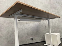 Elektrisch zit-sta bureau 200x90 met ladeblok - afbeelding 10 van  15