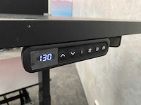 Elektrisch zit-sta duo bureau 180x80 zwart - afbeelding 3 van  7