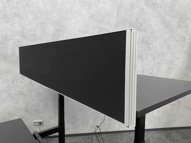 Elektrisch zit-sta duo bureau 180x80 zwart - afbeelding 4 van  7