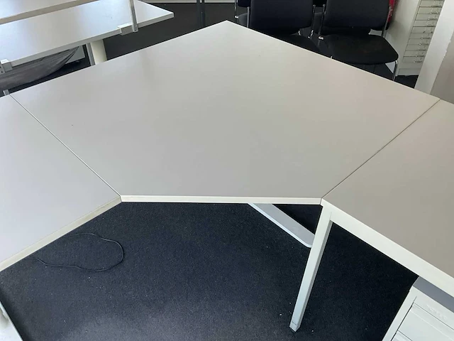 Elektrisch zit-sta hoekbureau - afbeelding 3 van  5