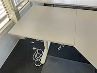 Elektrisch zit-sta hoekbureau - afbeelding 2 van  5