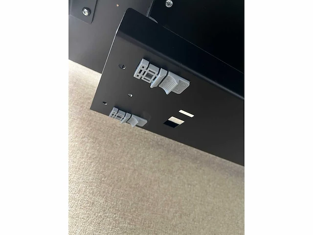 Elektrisch zit/sta duo werkplek 160x80 - zwart/beige - afbeelding 19 van  19