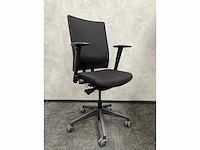 Elektrisch zit/sta duo werkplek 160x80 - zwart/beige - afbeelding 4 van  19
