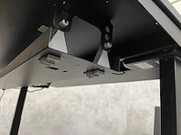 Elektrisch zit/sta duo werkplek 160x80 - zwart/beige - afbeelding 18 van  19