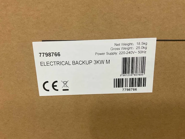 Elektrische backup 3,0 kw - afbeelding 8 van  9