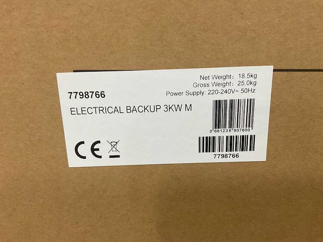Elektrische backup 3,0 kw - afbeelding 8 van  9