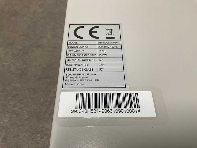 Elektrische backup 3,0 kw - afbeelding 5 van  9